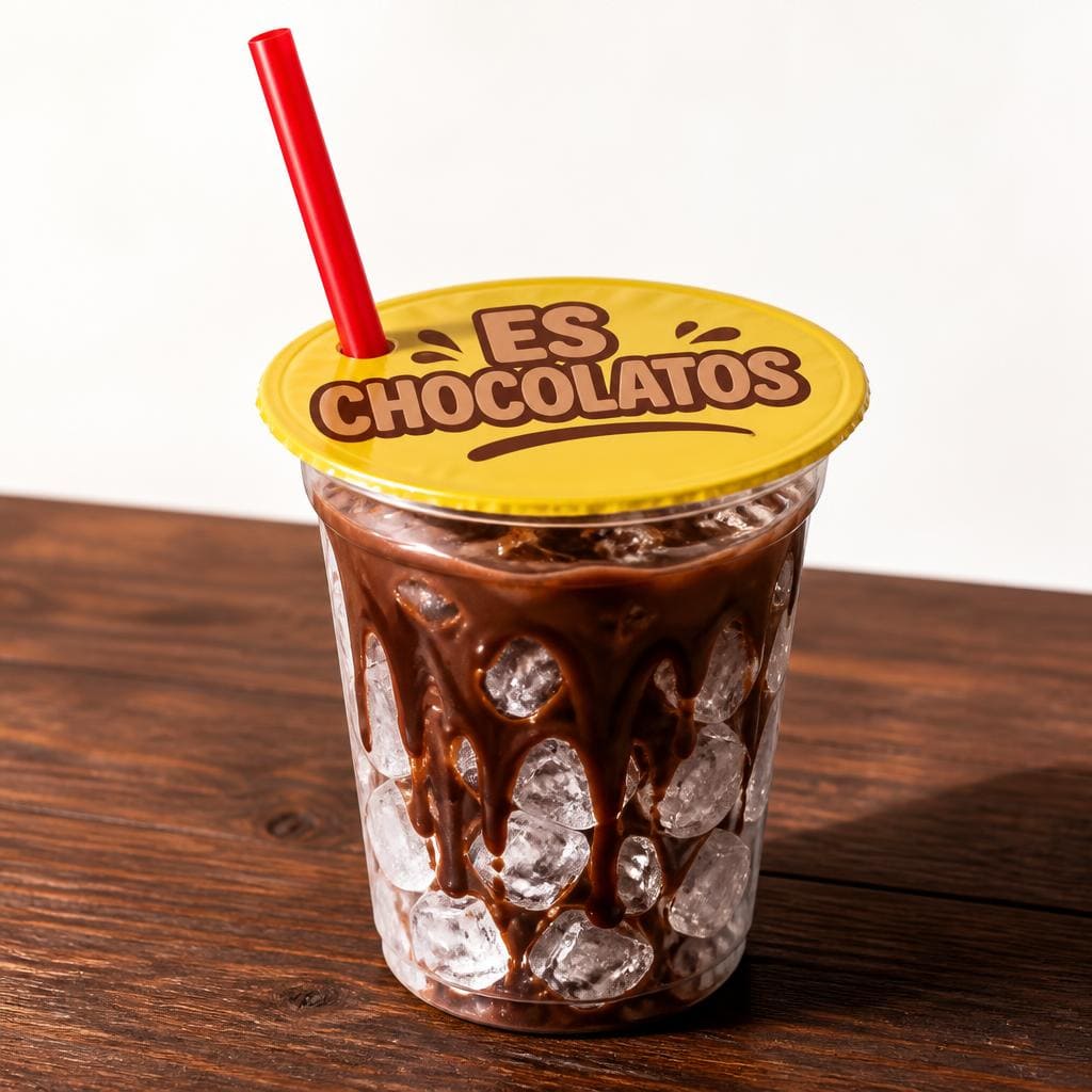 ES CHOCOLATOS Warkop Fresh dengan rasa coklat creamy